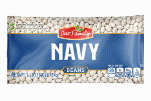 Our Family navy beans, double cleaned 16 ounce