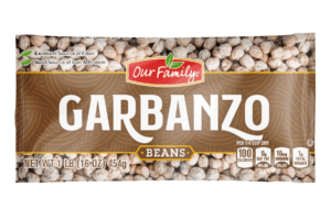 Our Family garbanzo beans 16 ounce