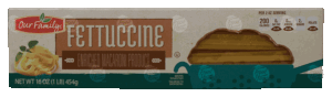 Our Family fettuccine dry pasta 16 ounce