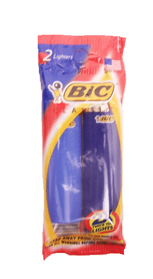 Bic lighters 2 count