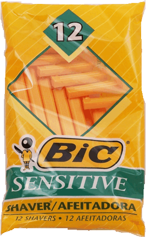 Bic disposable sensitive shaver 12 count