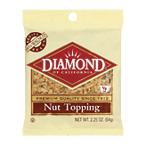 Diamond nut topping 2.25 ounce