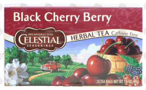 Celestial Seasonings black cherry berry caffeine free herbal tea 1.6 ounce