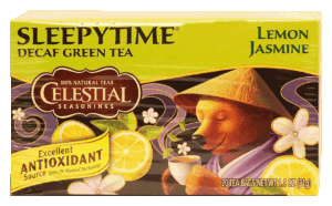 Celestial Seasonings Sleepy Time lemon jasmine decaf green tea, 20-bags 1.1 ounce