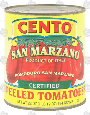 Cento San Marzano peeled tomatoes 28 ounce