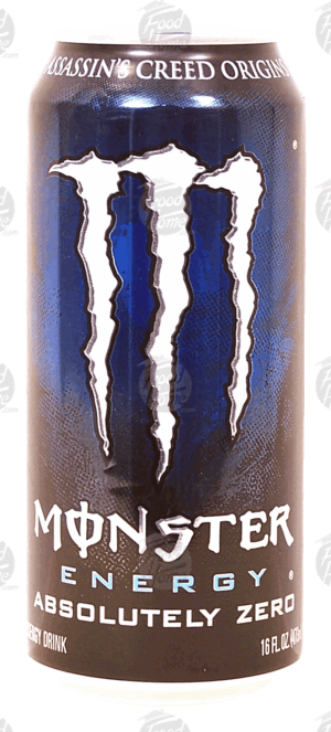 Monster Absolutely Zero energy drink 16 fluid ounce