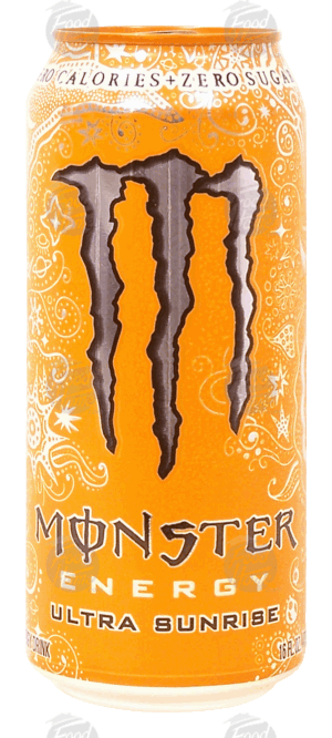 Monster Ultra Sunrise carbonated energy drink 16 fluid ounce