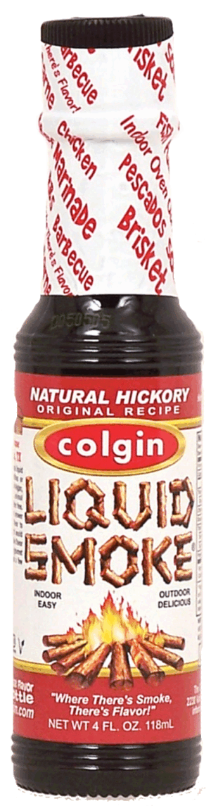 Colgin Liquid Smoke natural hickory original recipe flavoring 4 fluid ounce