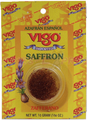 Vigo imported saffron zafferano 0.5 gram