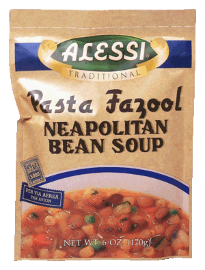 Alessi Traditional pasta fazool neapolitan bean soup dry mix 6 ounce
