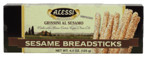 Alessi grissini al sesamo, sesame breadsticks 4.4 ounce