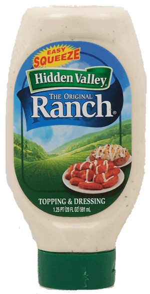 Hidden Valley Ranch original ranch topping & dressing, easy squeeze 20 fluid ounce