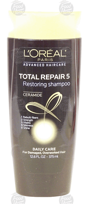 L'oreal Paris total repair 5; restoring shampoo, daily care for damaged, overworked hair 12.6 fluid ounce