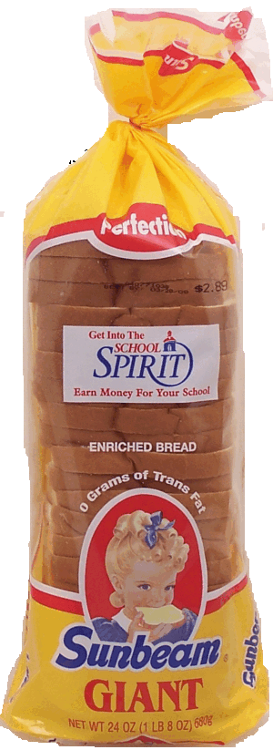 Sunbeam Bread Giant Enriched 24 ounce