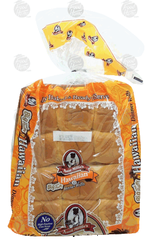Aunt Millie's hawaiian dinner rolls, 12-count 18 ounce