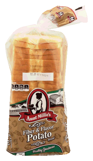 Aunt Millie's Healthy Goodness fiber & flavor potato enriched bread sliced loaf 20 ounce