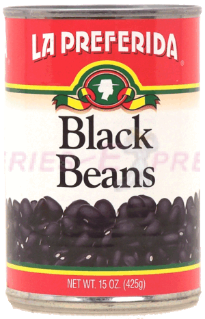 La Preferida black beans - frijoles negros 15 ounce