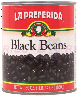La Preferida black beans - frijoles negros 30 ounce