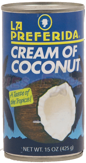 La Preferida cream of coconut; a taste of the tropics! 15 ounce