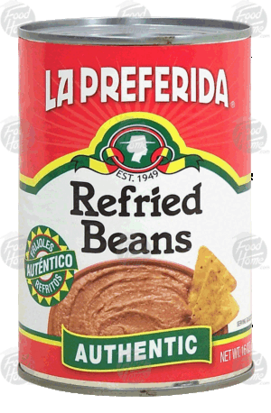 La Preferida authentic refried beans 16 ounce