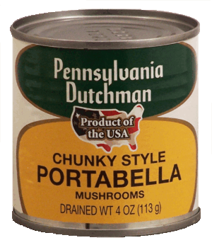 Pennsylvania Dutchman Mushrooms Portabella Chunky Style 4 ounce