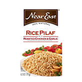 Near East Rice Pilaf Mix roasted garlic & chicken,box 6.3 ounce