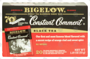 Bigelow Constant Comment black tea 20 count