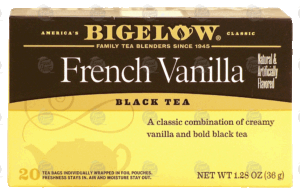 Bigelow french vanilla, black tea 20 count