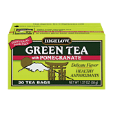 Bigelow Green Tea Bags Green Tea w/Pomegranate All Natural 20 count