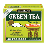 Bigelow green tea, decaffeinated, 40-bags 1.82 ounce