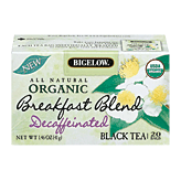 Bigelow Breakfast Blend organic decaffeinated black tea, 20-bags 1.46 ounce