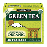 Bigelow Green Tea Bags Organic Green Tea All Natural 40 count