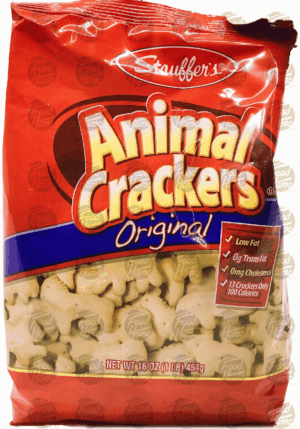 Stauffer's original animal crackers, bag 16 ounce
