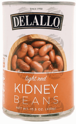 Delallo kidney beans, light red 15.5 ounce