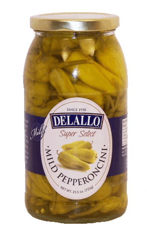 Delallo Super Select mild pepperoncini 25.5 ounce