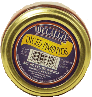 Delallo diced pimientos 4 fluid ounce