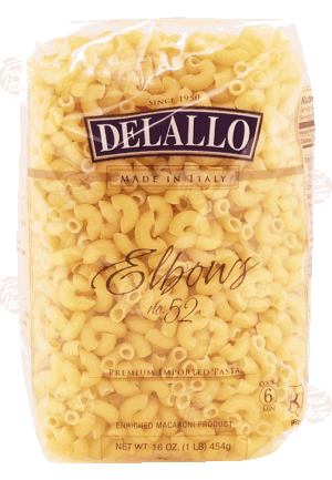 Delallo elbows no. 52 dry pasta 16 ounce