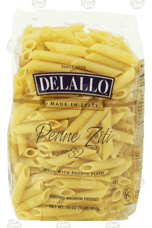 Delallo penne ziti no. 32 dry pasta 16 ounce