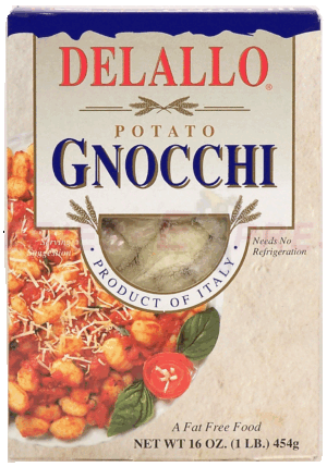 Delallo gnocchi potato pasta 16 ounce
