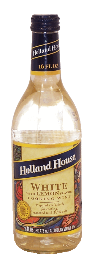 Holland House white with lemon flavor cooking wine 16 fluid ounce
