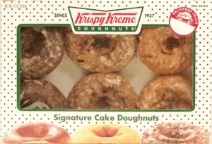 Krispy Kreme Signature cake doughnuts, half dozen 12 ounce