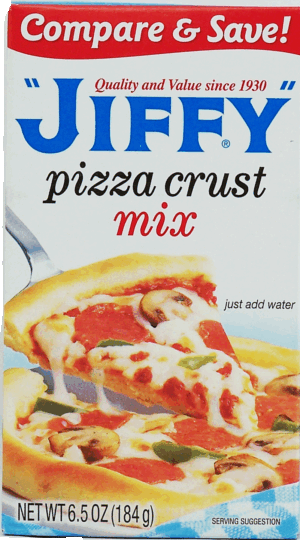 Jiffy pizza crust mix just add water 6.5 ounce