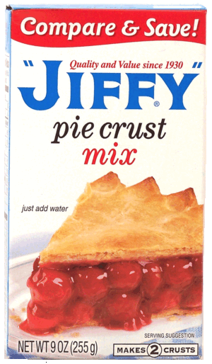 Jiffy pie crust mix 9 ounce