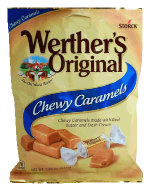 Storck Werther's Original chewy caramel made with real butter 5 ounce