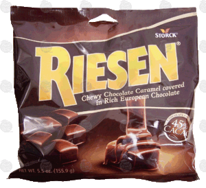 Riesen chewy chocolate caramel covered in rich european chocolate 5.5 ounce