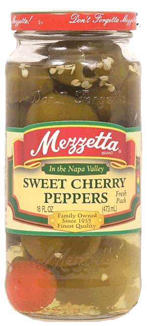 Mezzetta Fresh Pack sweet cherry peppers 16 fluid ounce