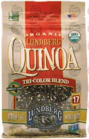 Lundberg Family Farms organic quinoa tri-color blend, gluten-free 1 pound