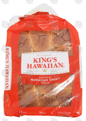 King's Hawaiian original hawaiian sweet rolls, 12 ct 12 ounce