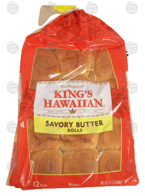 King's Hawaiian savory butter rolls, ready to serve 12 count