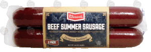 Klement's European Traditions beef summer sausage, 2-pack 64 ounce